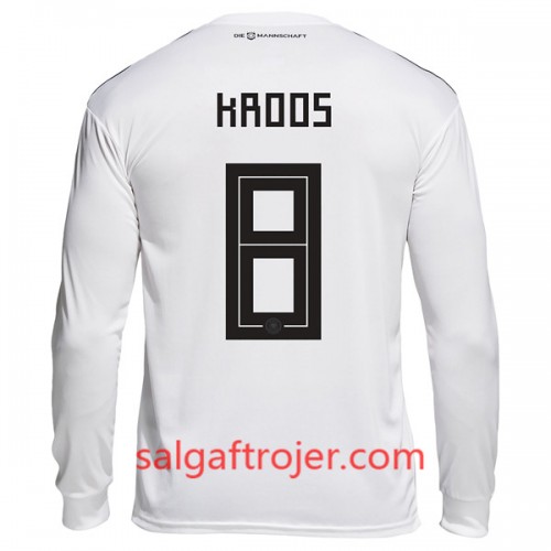 Tyskland Fodboldtrøjer Kroos 8 Hjemmebanesæt VM 2018 Langærmet Tyskland Fodboldtrøjer Kroos 8 Hjemmebanesæt VM 2018 Langærmet